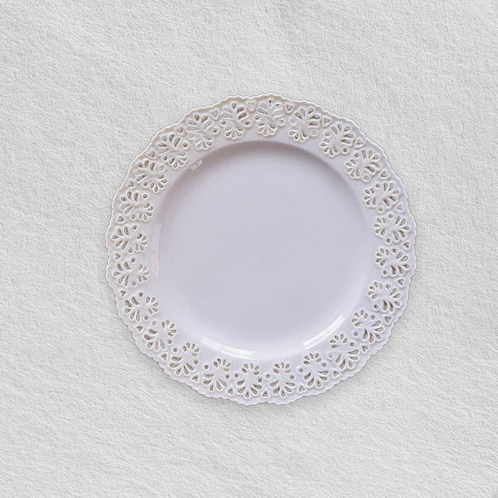 Floral Embossed Plates