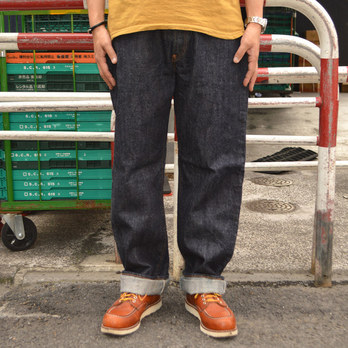 FOB FACTORY "F137" DENIM WEST OVERALLS