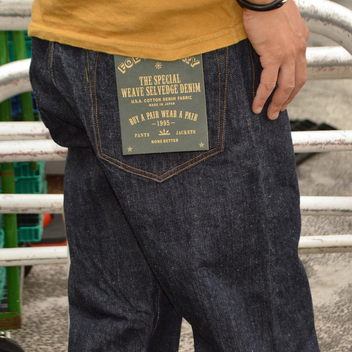 FOB FACTORY "F137" DENIM WEST OVERALLS