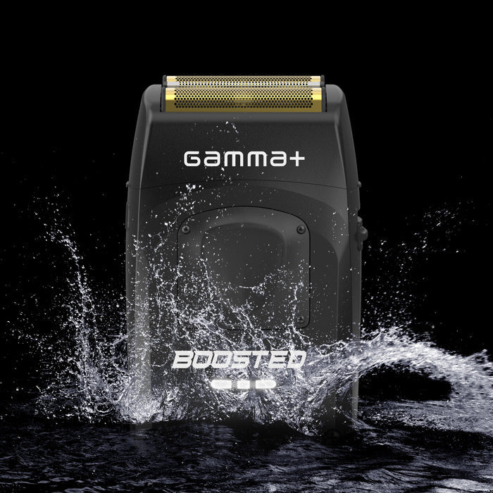 Gamma+ Boosted Shaver - Professional Double Foil Cordless Shaver with Super-Torque Motor