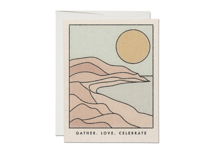 Gather Coastline Friendship Card