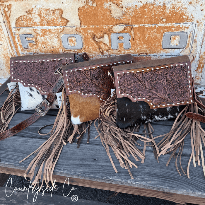 Georgia Tooled Leather Purse - 260 Broadway Boutique