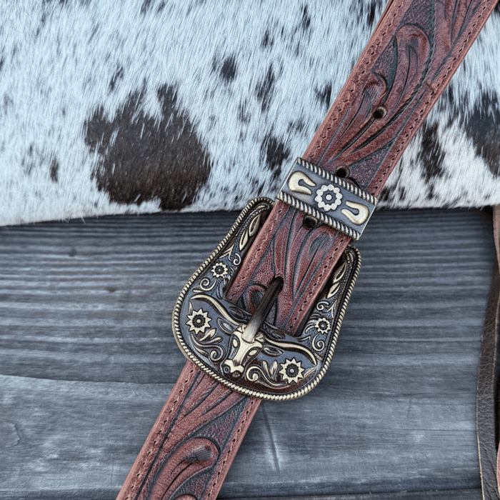 Georgia Tooled Leather Purse - 260 Broadway Boutique