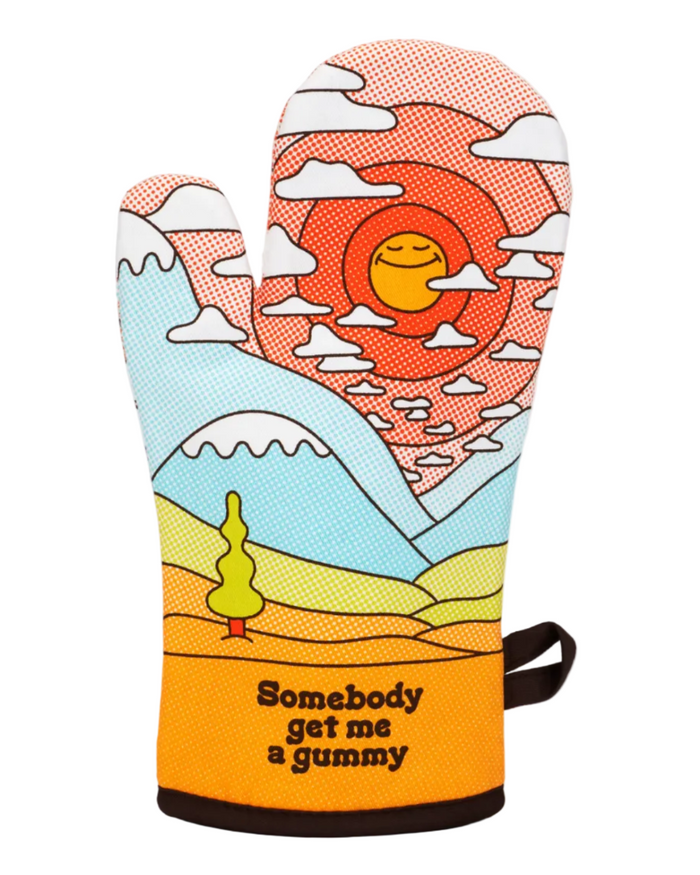Somebody get me a gummy oven mitt by Blue Q sold by Le Monkey House
