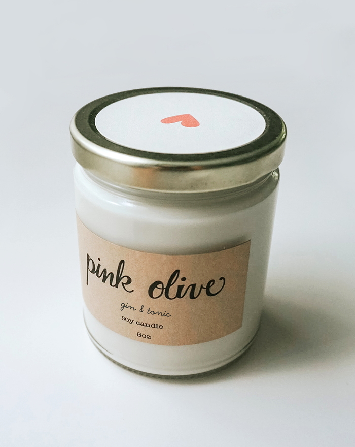 gin & tonic soy candle