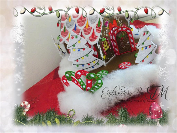Gingerbread color house / two sizes