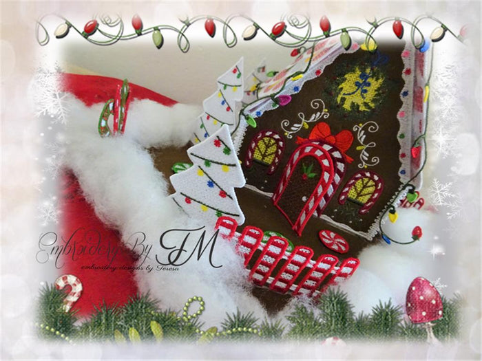 Gingerbread color house / two sizes