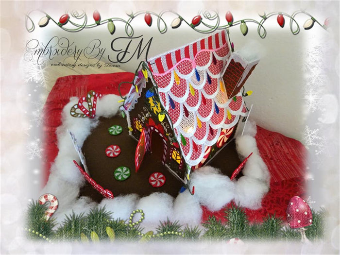 Gingerbread color house / two sizes