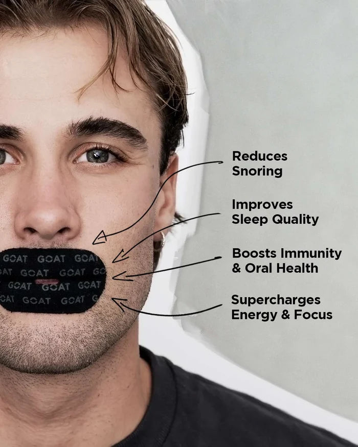 GOAT Mouth Tape w/ Slit - Black