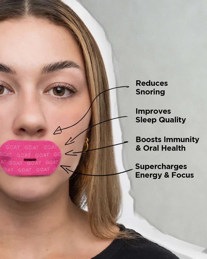 GOAT Mouth Tape w/ Slit - Pink