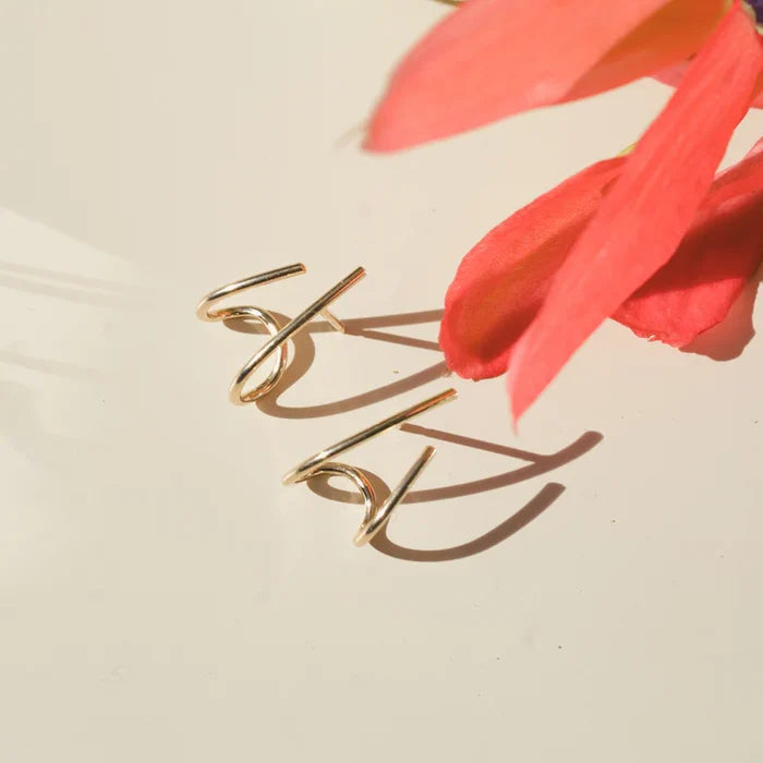 Gold Rye Earrings