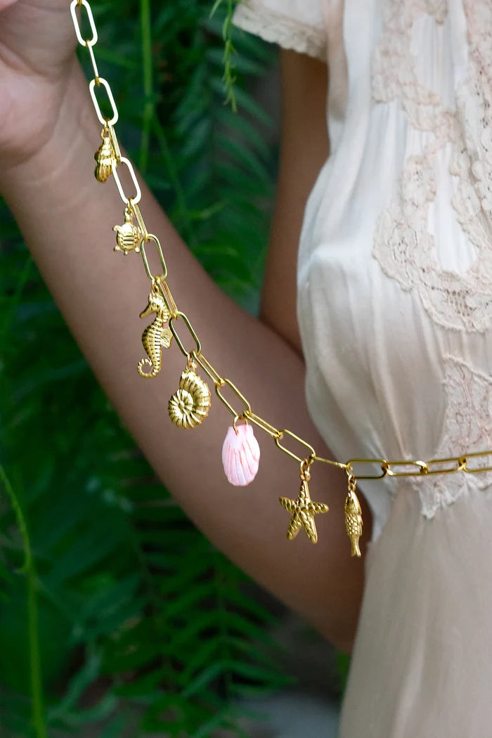 Gold Starburst Necklace