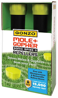 GONZO® 5016 Moloe & Gopher Sonic Spike II Repellers