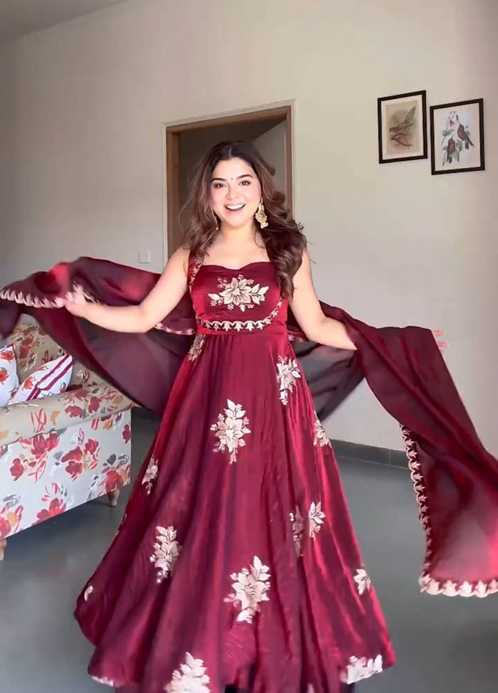 Graceful Glamour Embroidered Ethnic Attire