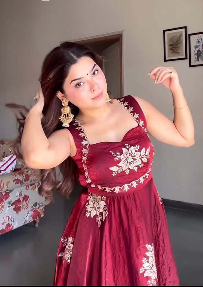 Graceful Glamour Embroidered Ethnic Attire