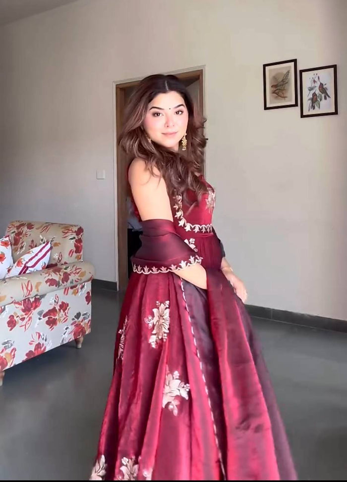 Graceful Glamour Embroidered Ethnic Attire