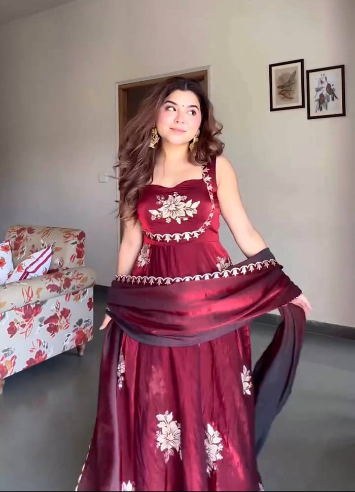 Graceful Glamour Embroidered Ethnic Attire