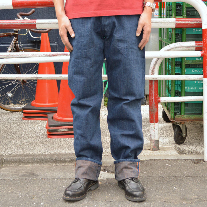 graphzero "GZ-NPST" 13oz Naturally dyed nep straight persimmon tannin