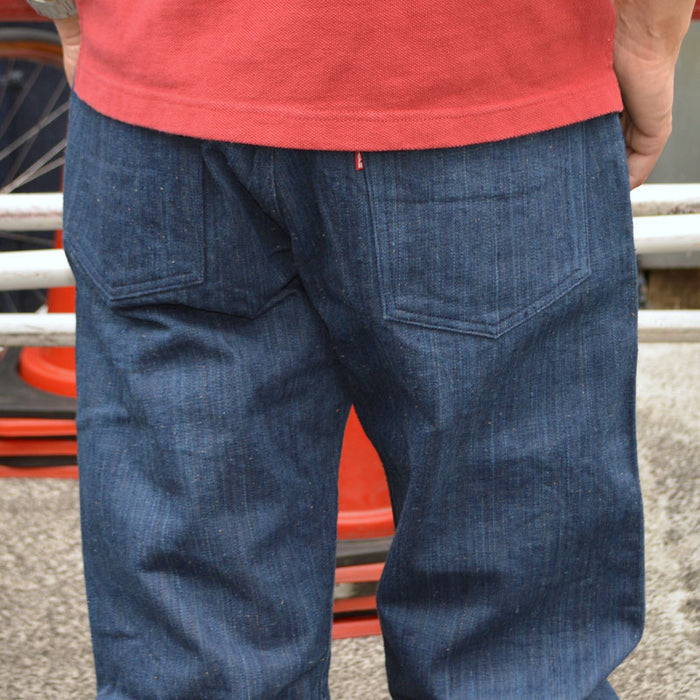 graphzero "GZ-NPST" 13oz Naturally dyed nep straight persimmon tannin