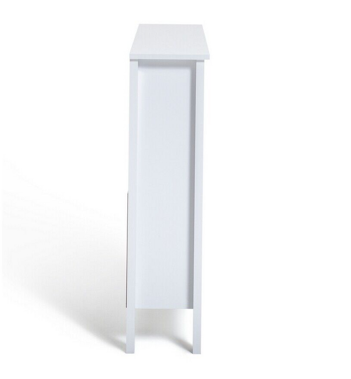 Habitat Compton 4 Shelf Shoe Storage Cabinet - White | Space Saving Entryway