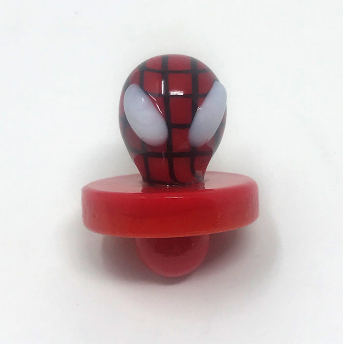 Handmade Glass Spideyman Carb Cap