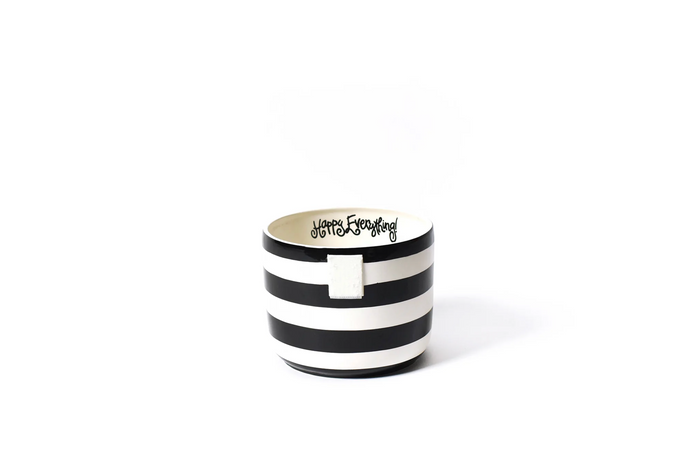Happy Everything Black Stripe Happy Everything Mini Bowl