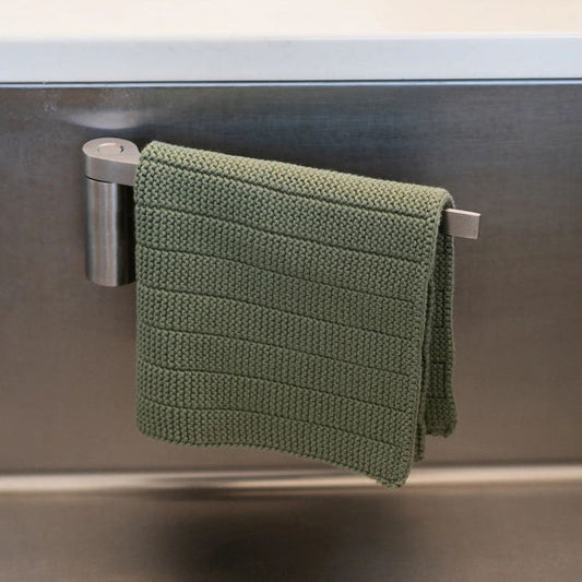 Happy Sinks Magnetic Dishcloth Holder - Stainless Steel
