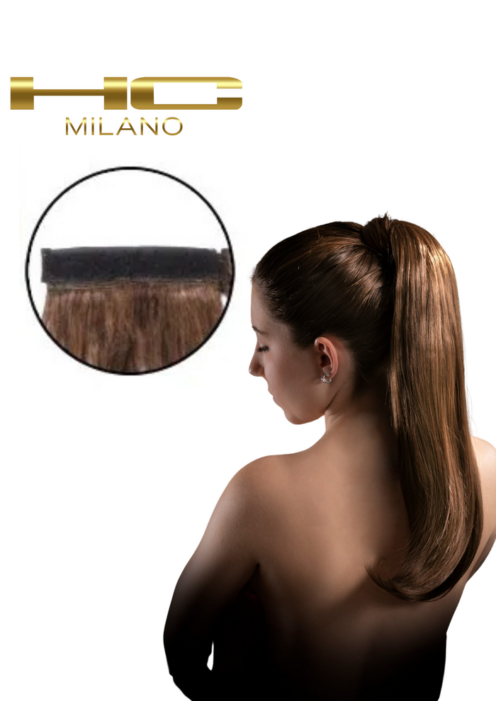 HC MILANO CODA LISCIA ALISSA CON VELCRO 60CM