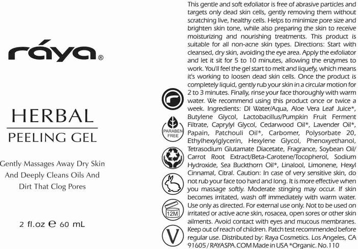 HERBAL PEELING GEL (110) RAYA SPA - rayaspa