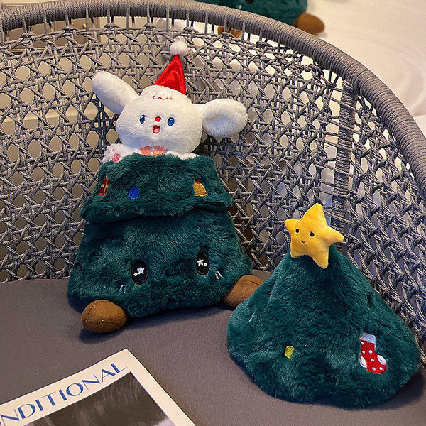 Hide-and-Seek Christmas Tree Puppy