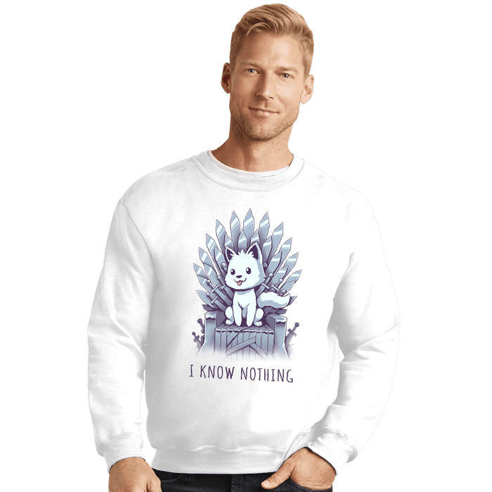 Crewneck Sweater, Unisex / Small / White