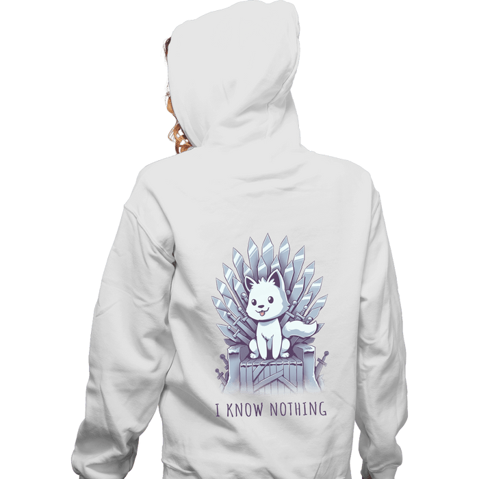 Zippered Hoodies, Unisex / Small / White