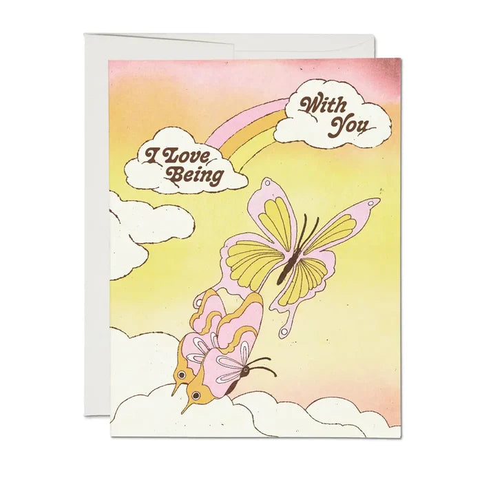 I Love Being With You Love Card