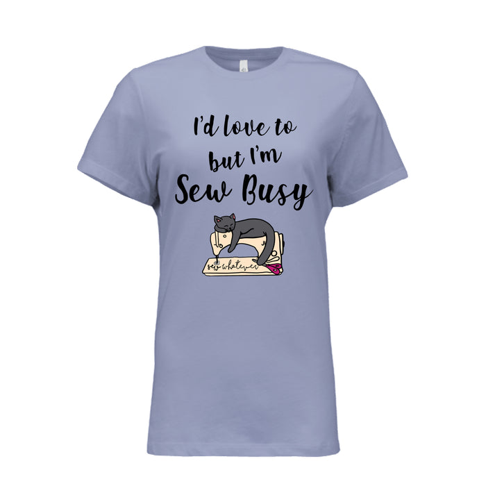 LAVENDER BLUE / S / Bella B6400 Ladies' Relaxed Jersey Short-Sleeve T-Shirt