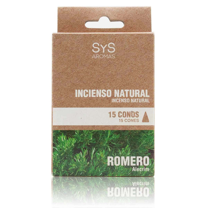 Incienso Natural Canela 15 Conos SYS Aromas