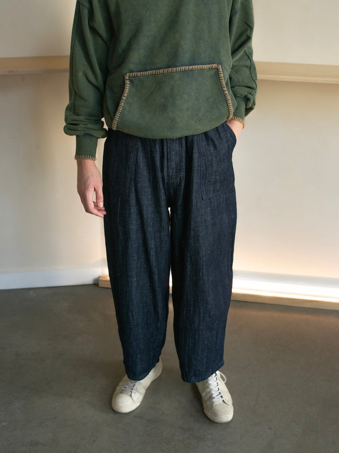 Indigo Denim Balloon Pants