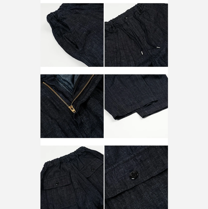 Indigo Denim Balloon Pants