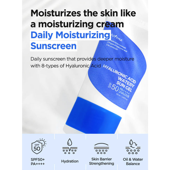 Isntree Hyaluronic Acid Watery Sun Gel info