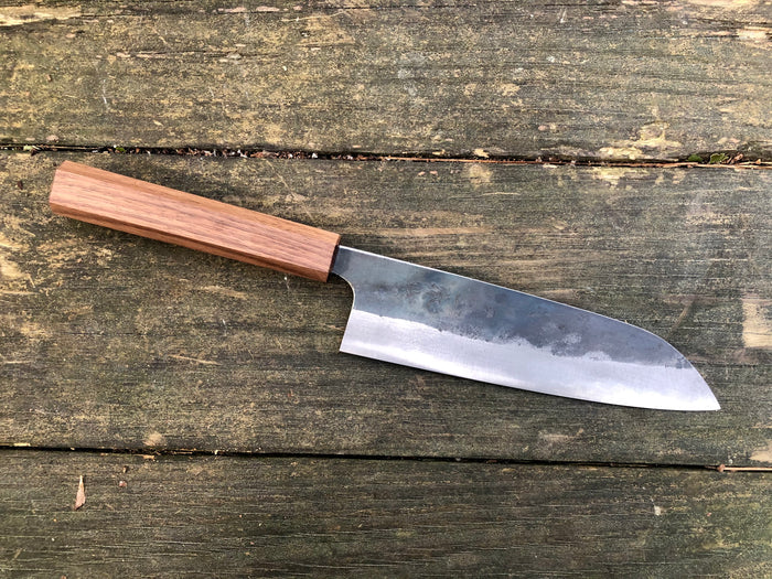 Ittetsu Kurouchi Santoku 180mm - Shirogami #1
