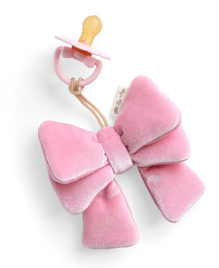 Itzy Ritzy Bitzy Pal Pacifier & Lovey-Bow