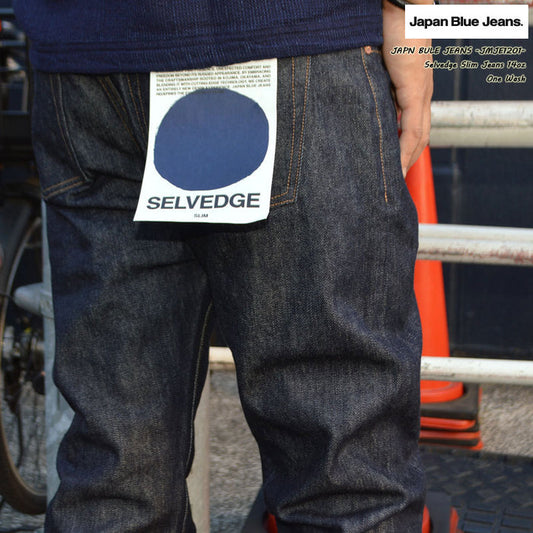 JAPAN BLUE JEANS "JMJE1201" Selvedge Slim Jeans 14oz