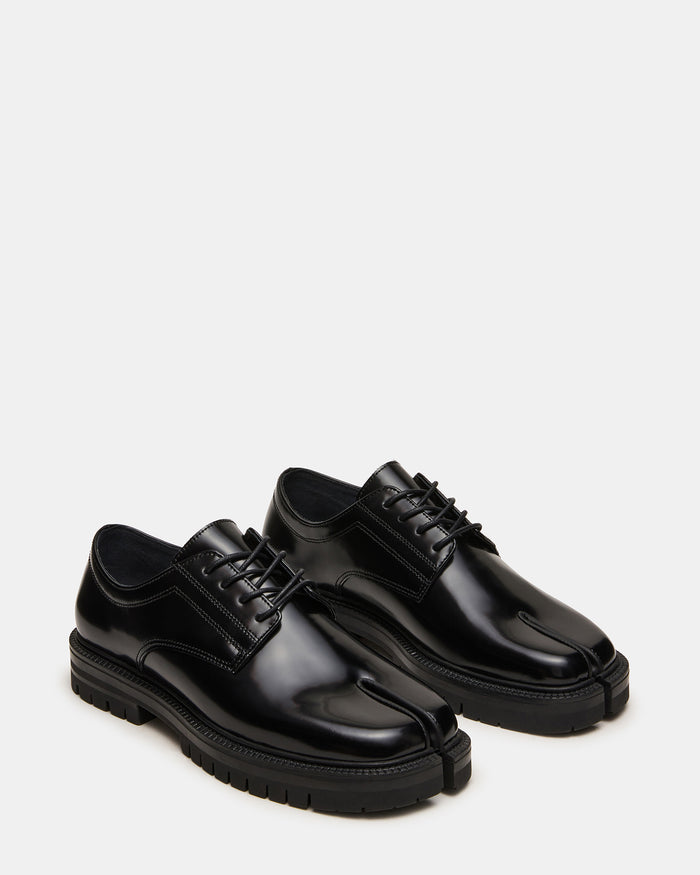 JAXEL Black Box Tabi Split-Toe Lace-Up Lug Men's Dress Shoe | Steve Madden