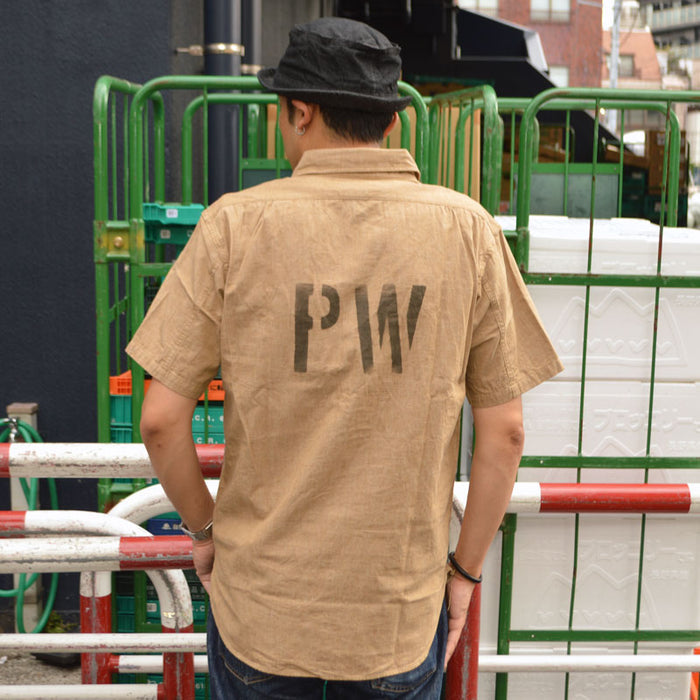 JELADO "CT21114B" S/S Officer Shirt PW Stencil Custom