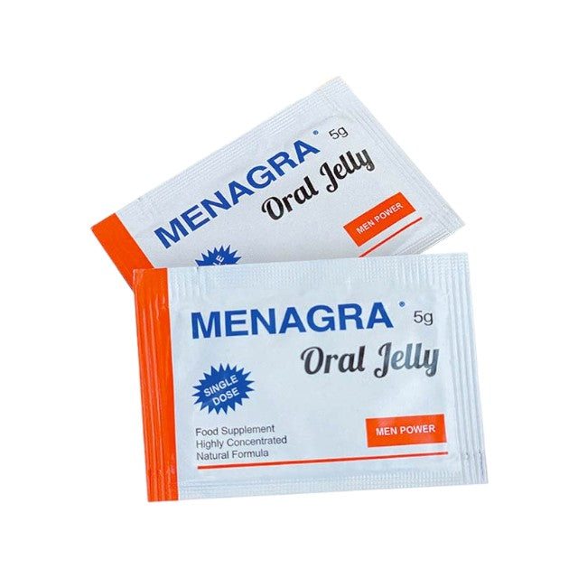 Jeleu MENAGRA Oral Jelly, pentru erectie puternica si durabila, 2 plicuri