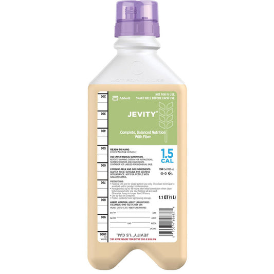 Jevity 1.5 Cal Tube Feeding Formula, Unflavored, 33.8 oz - 62681-Single - LL Medico