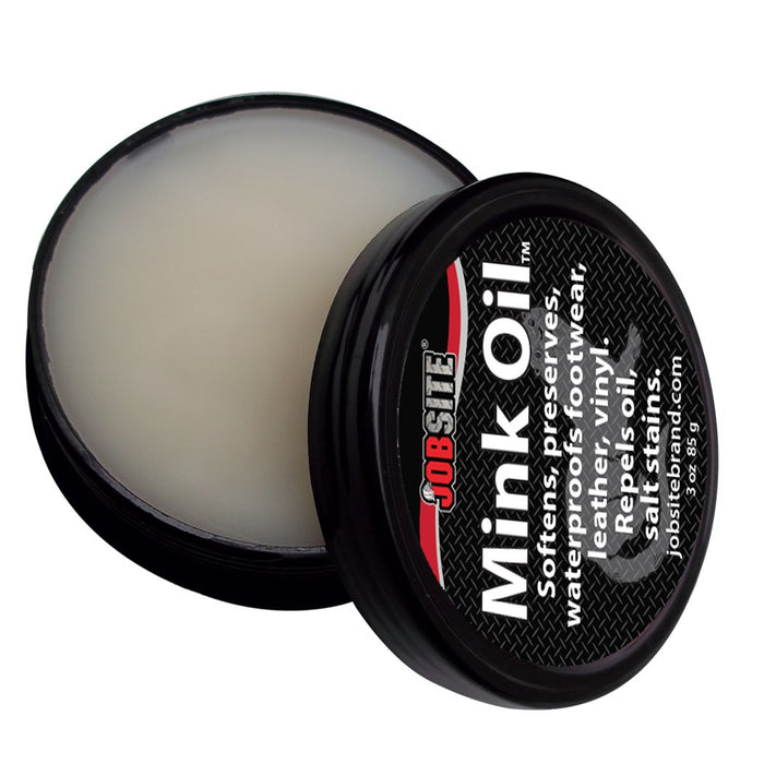 Jobsite 3OZ Mink Oil Leather Waterproof Paste #54032