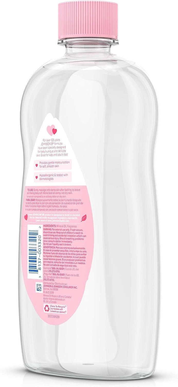 Johnson's Baby Oil, 20 fl oz
