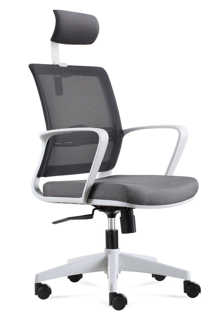 Joy(Highback) - Task Chair - Grey Angle - Office R Us