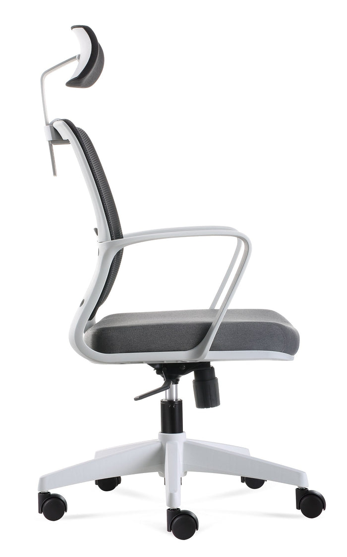 Joy(Highback) - Task Chair - Grey Side - Office R Us