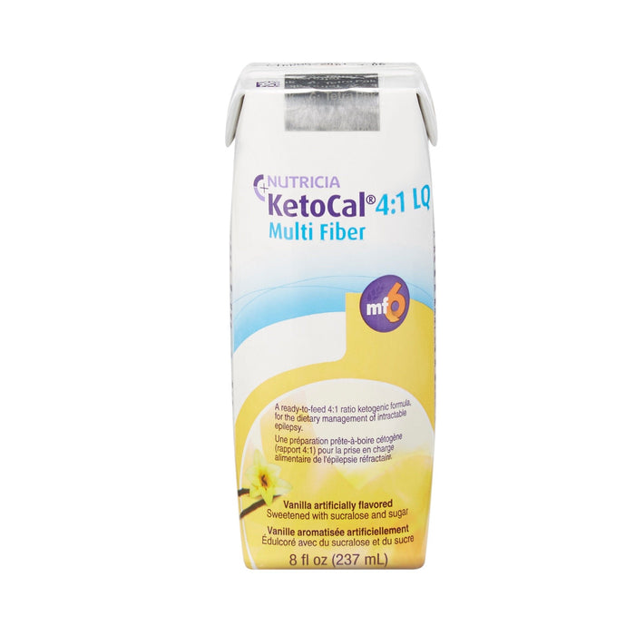 KetoCal 4:1 LQ Multi Fiber Oral Supplement, Vanilla, 8 oz - 113354-Single - LL Medico
